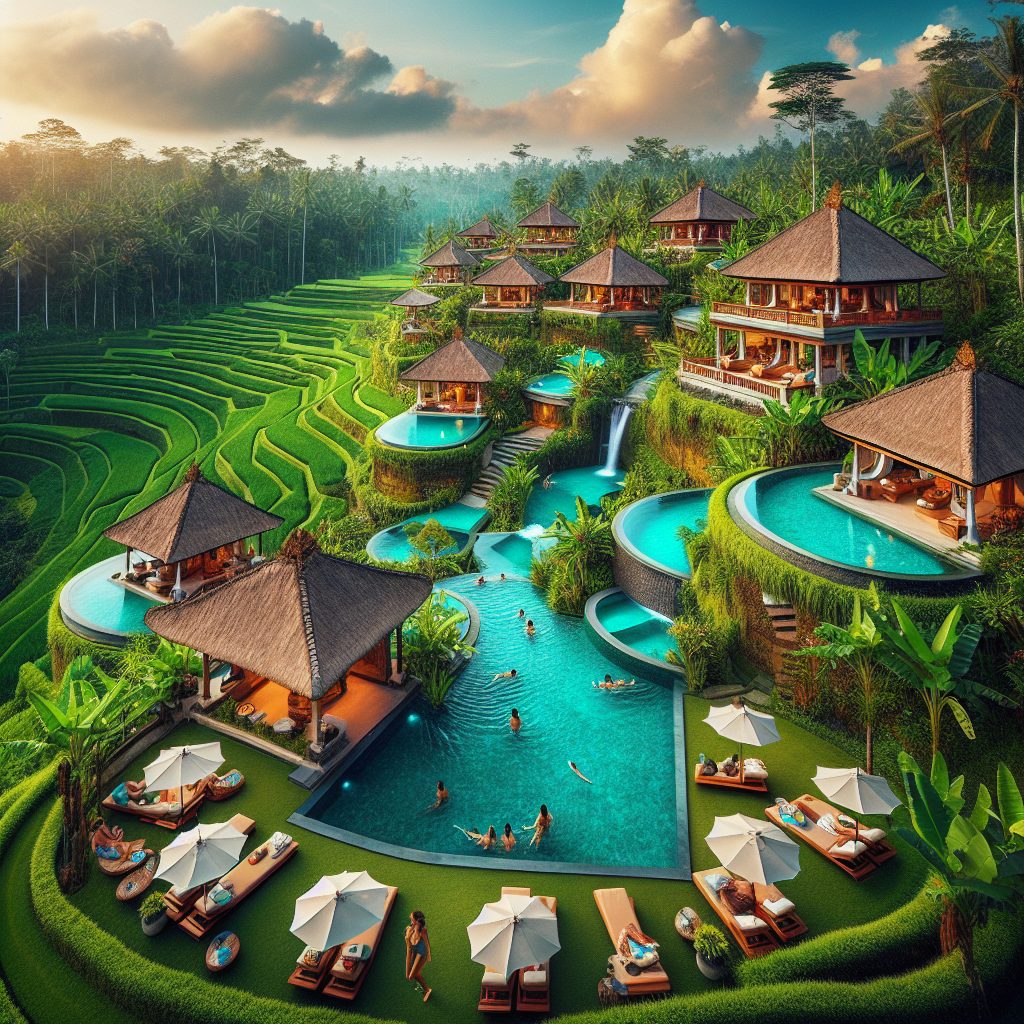 Bali Supreme Elite Villas With Infinity Pool Jungle Rice Terrace Views