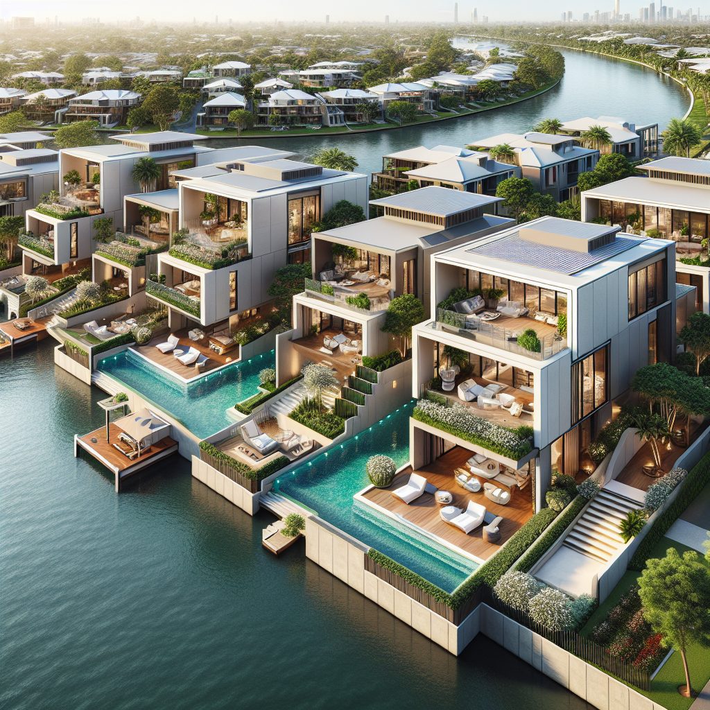 Brisbane Supreme Elite Villas With Infinity Pool Riverfront Lifestyle