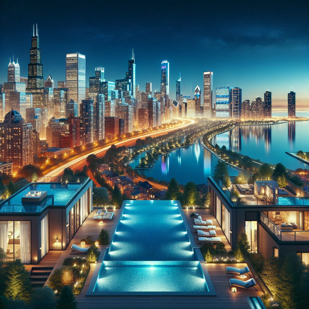 Chicago Supreme Elite Villas With Infinity Pool Skyline Urban Views