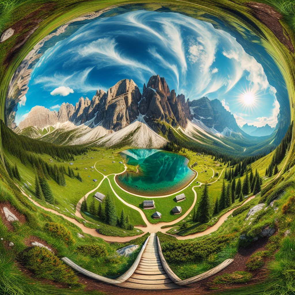 Circular Panorama Viewpoints Offering Full Scenic Angles