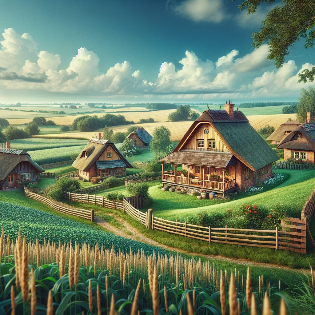 Countryside Farm Retreat Homes Offering Authentic Experience