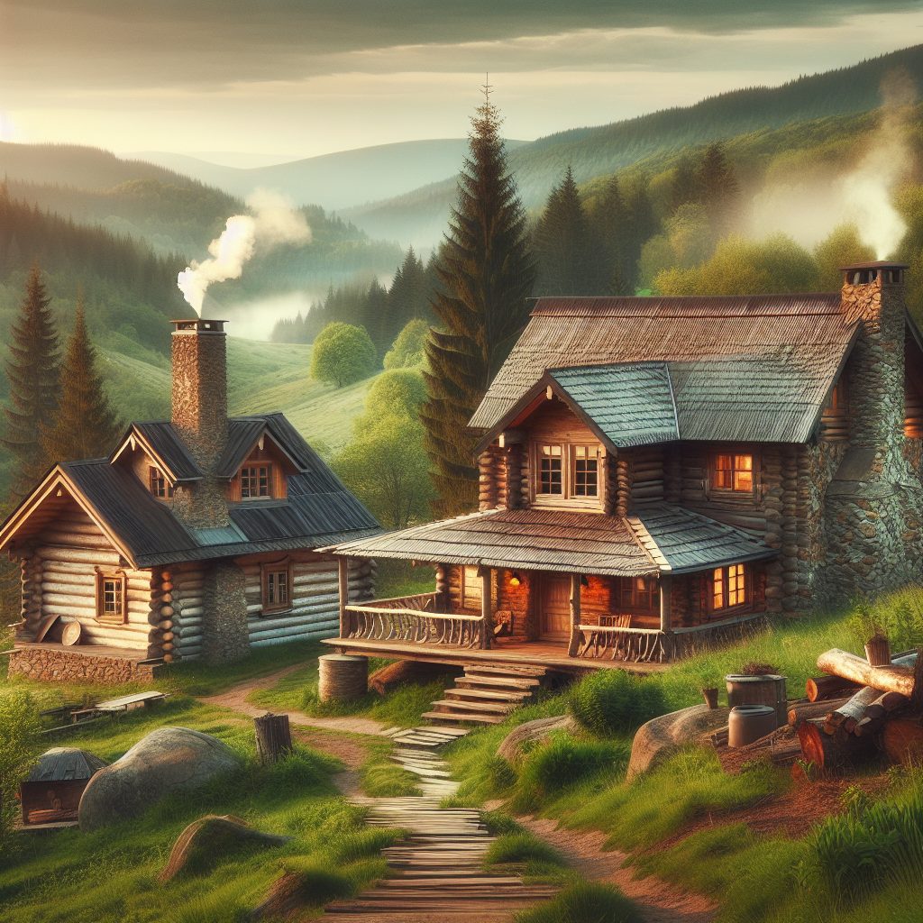 Cozy Rustic Homes Offering Warm Natural Comfort