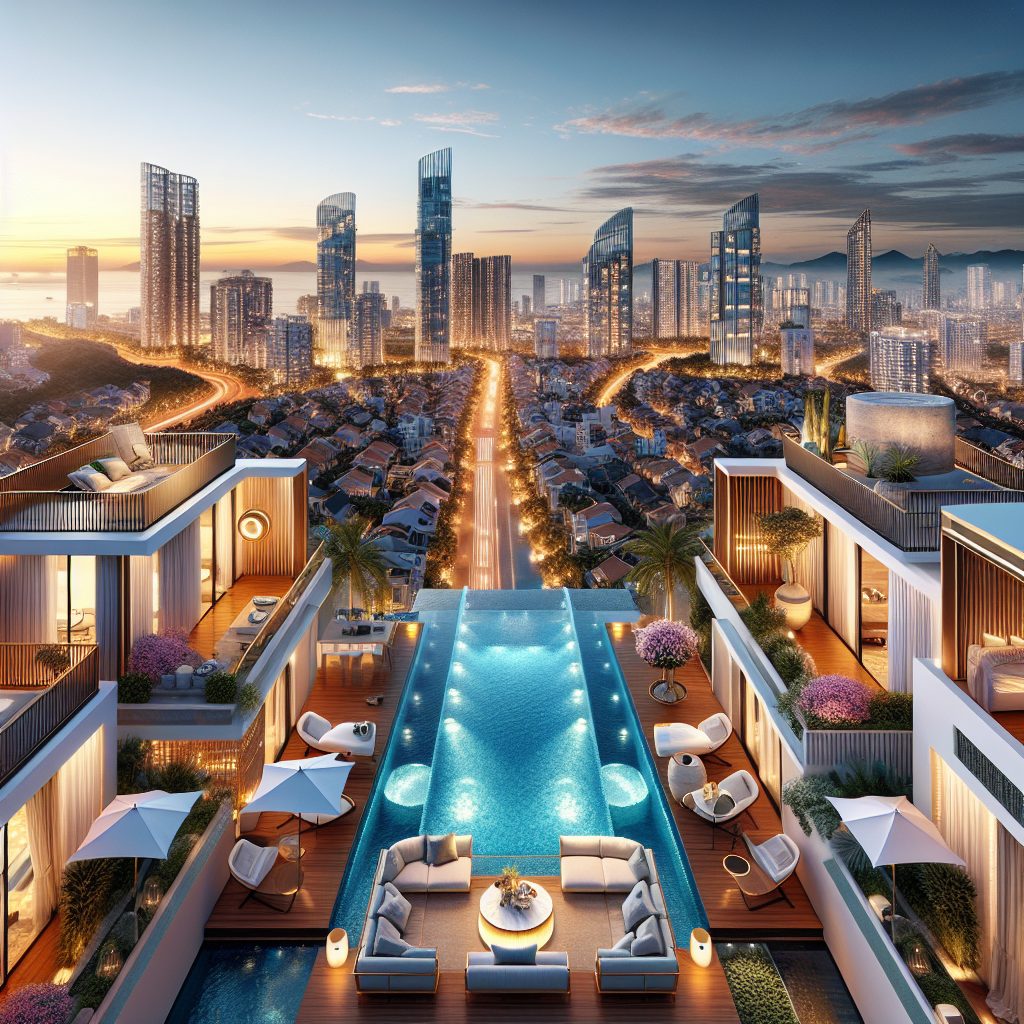 Da Nang Supreme Elite Villas With Infinity Pool Rooftop City Experience