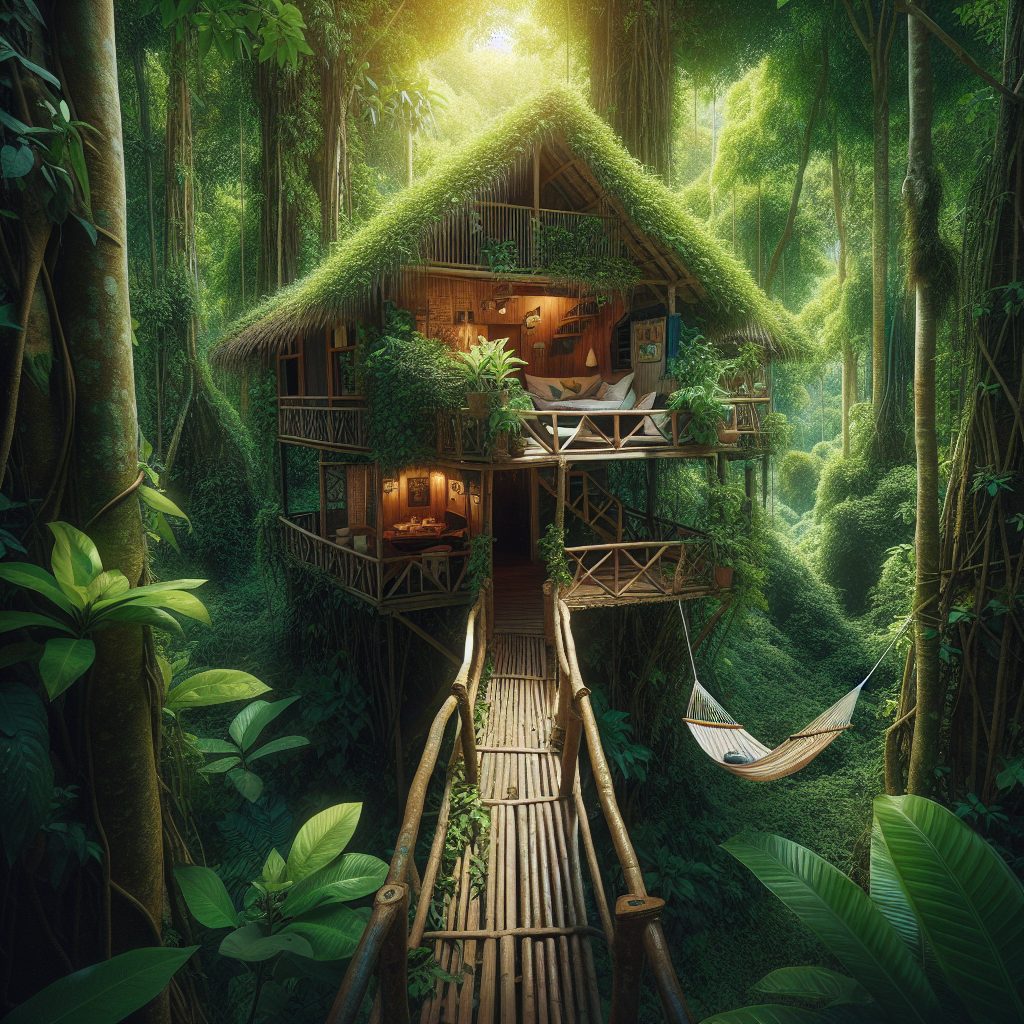Deep Jungle Escape Lodgings Immersed in Natural Surroundings