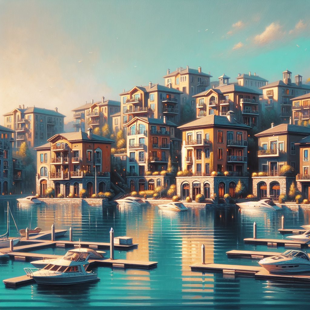 Dockside Harbor Residences with Peaceful Water Views