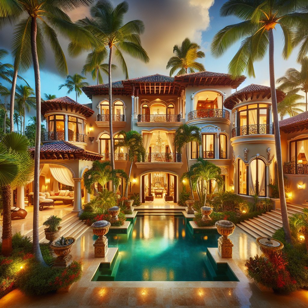 Dominican Supreme Elite Villas With Infinity Pool Tropical Paradise Living