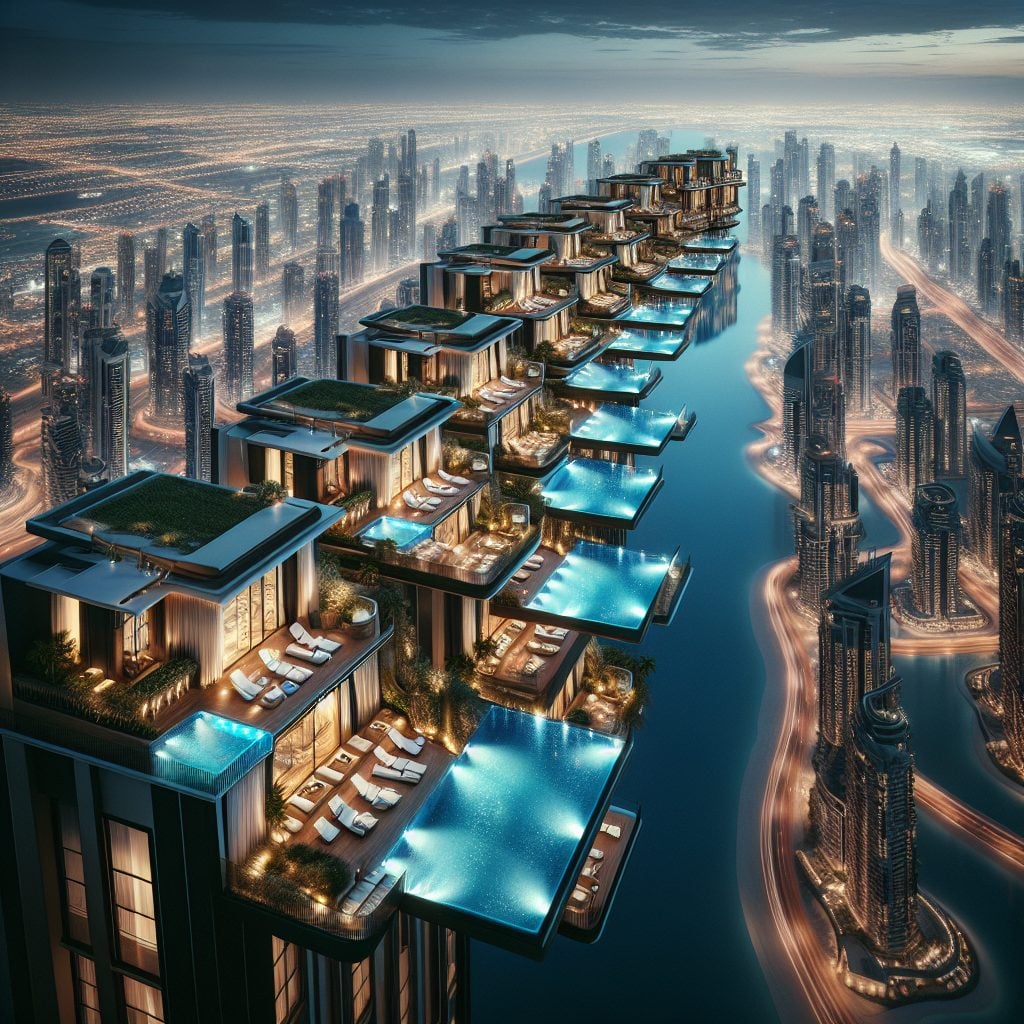 Dubai Supreme Elite Sky Villas With Infinity Pool Skyline Experience