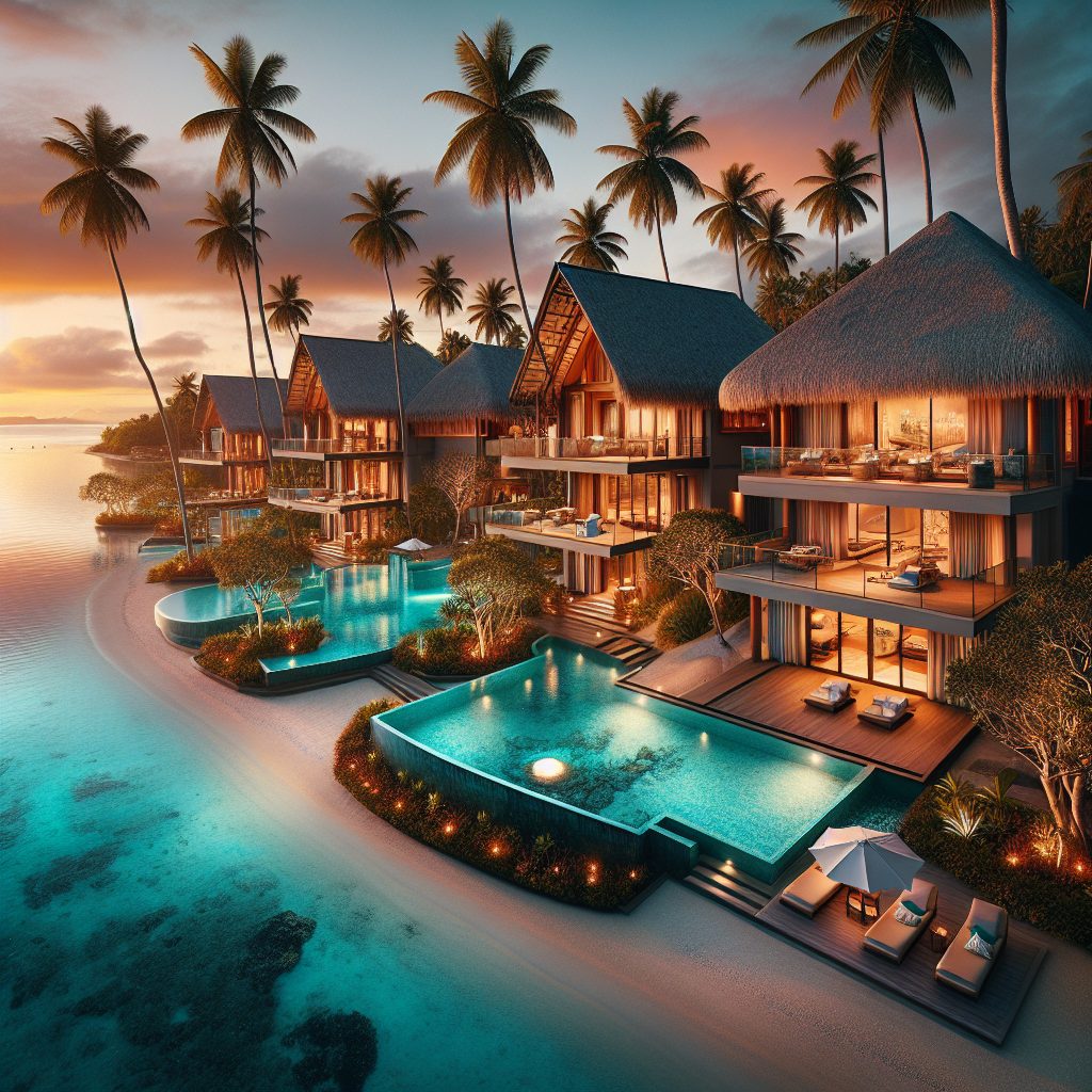 Fiji Supreme Elite Villas With Infinity Pool Beachfront Tropical Escape