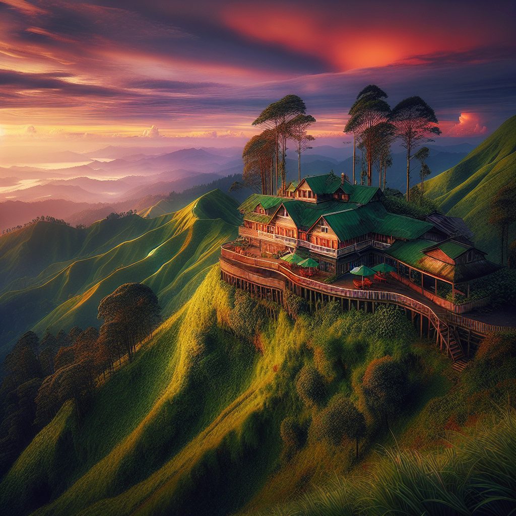 Hill Crest Lodgings with Wide Horizon Visibility