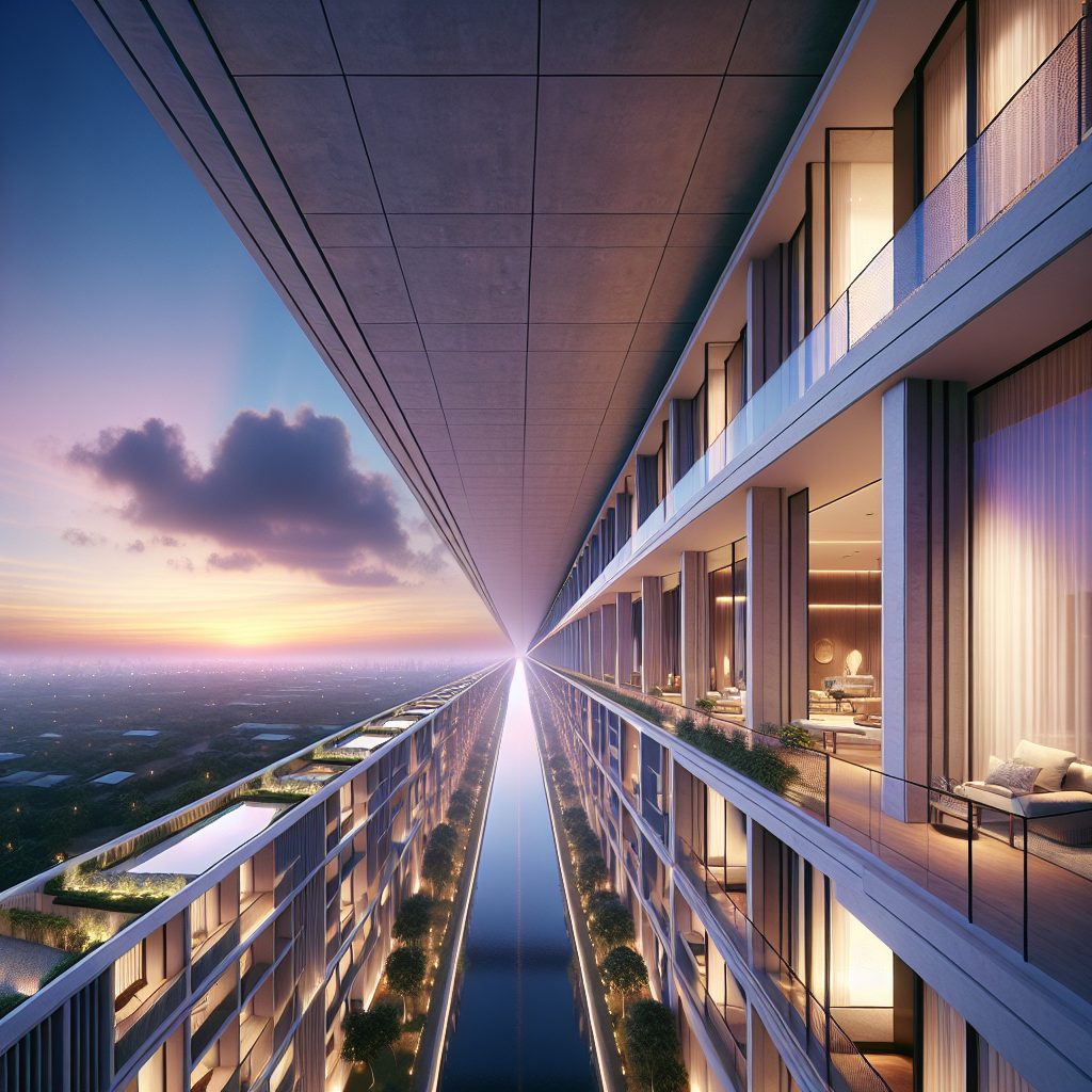 Infinite Horizon Residences Offering Deep Perspective Views