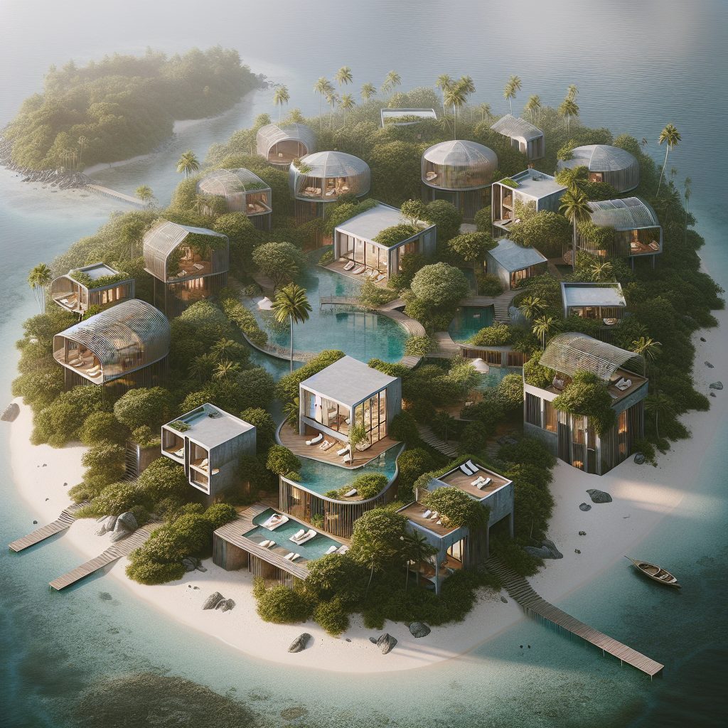Isolated Island Retreat Homes Designed for Maximum Privacy