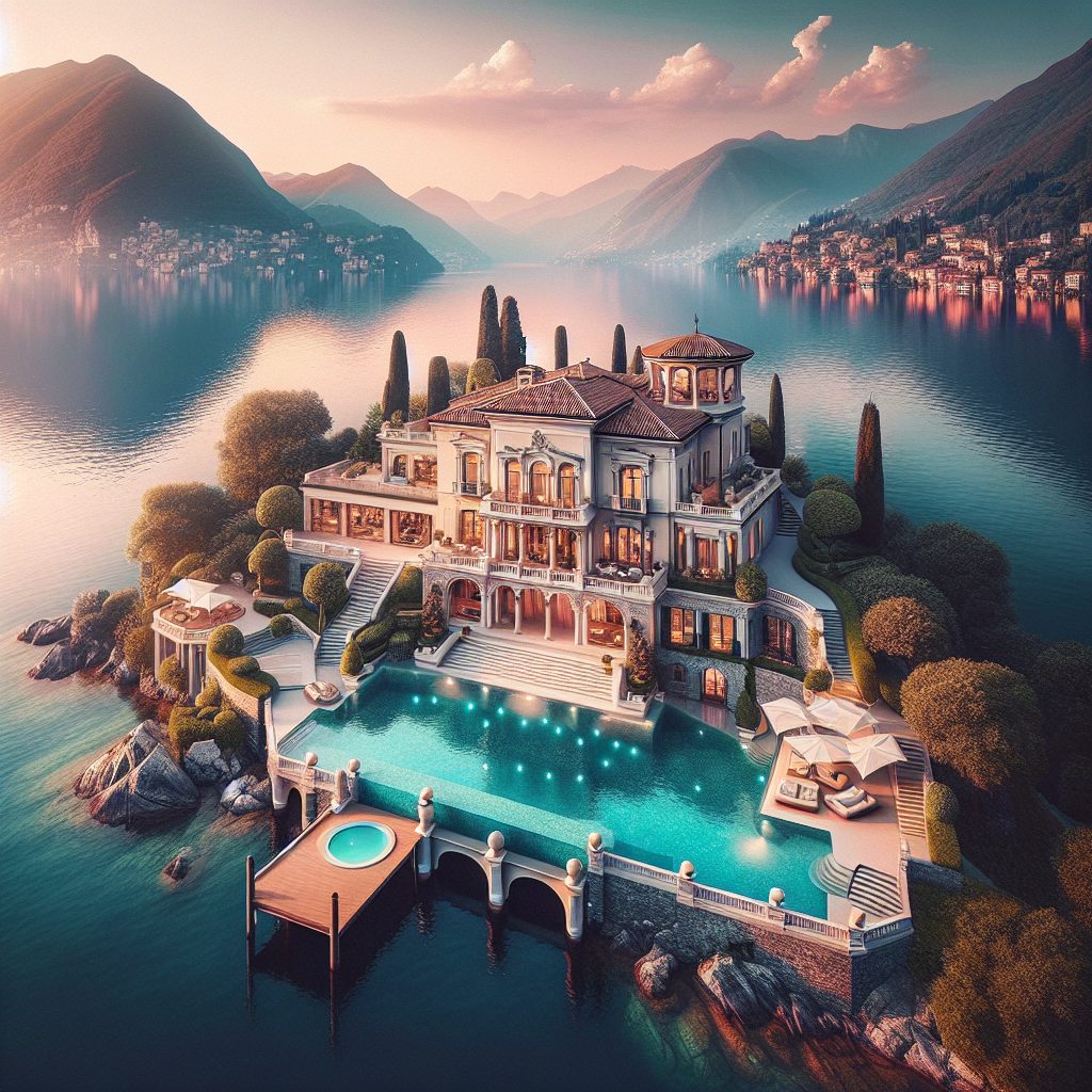 Lake Como Supreme Elite Villas With Infinity Pool Waterfront Estate Luxury