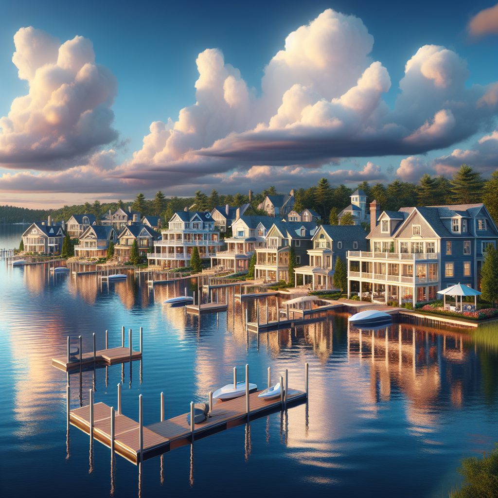 Lake Dock Residences Offering Direct Water Access