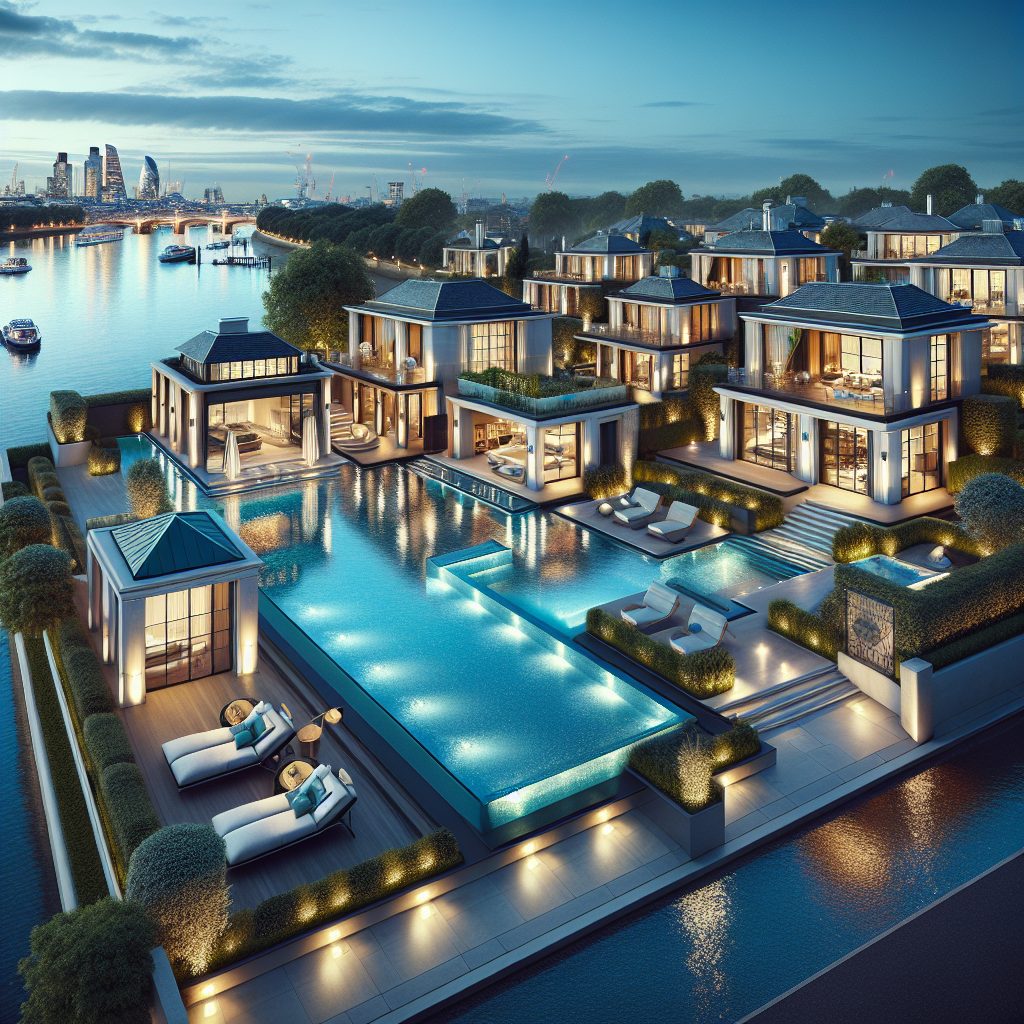 London Supreme Elite Villas With Infinity Pool Thames Riverfront Living