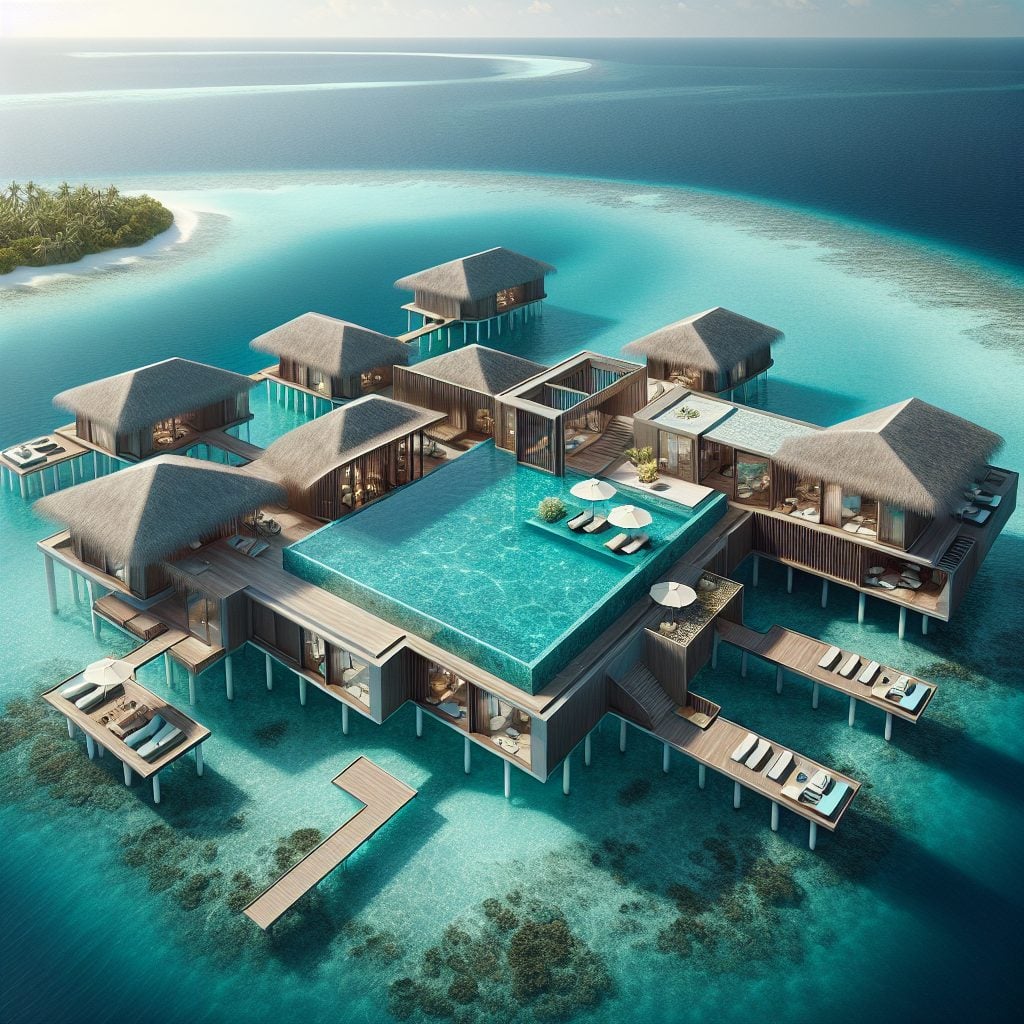 Maldives Supreme Elite Lagoon Villas With Infinity Pool Overwater Escape