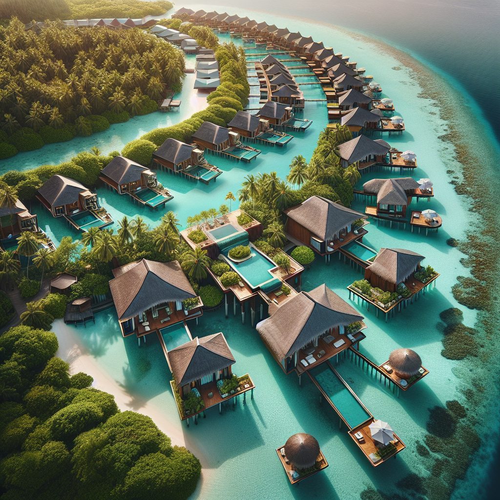 Maldives Supreme Elite Reef Villas With Infinity Pool Lagoon Paradise