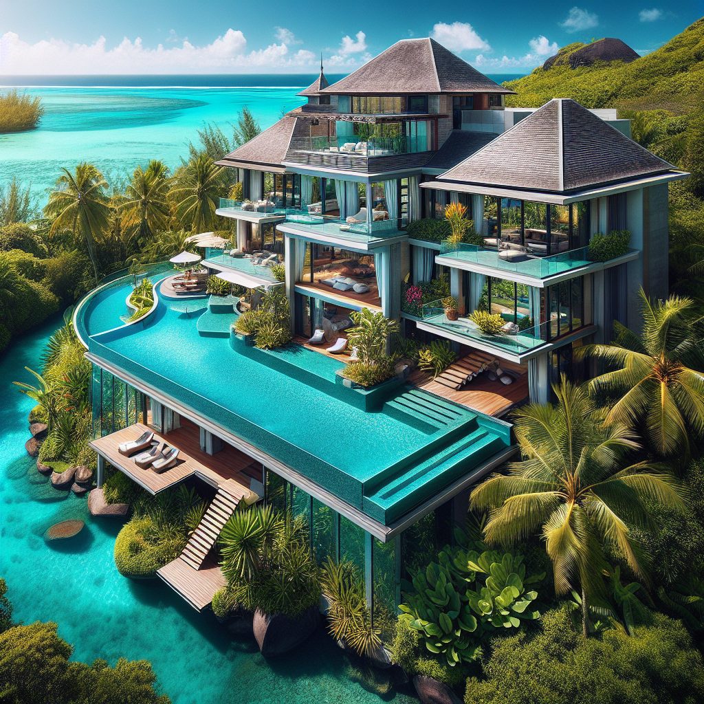 Mauritius Supreme Elite Villas With Infinity Pool Lagoon Luxury Retreat