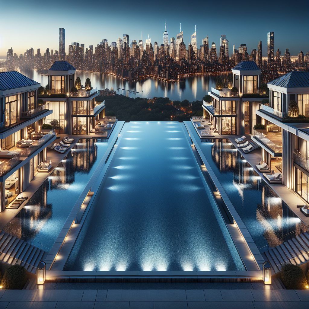 New York Supreme Elite Villas With Infinity Pool Rooftop Skyline Views