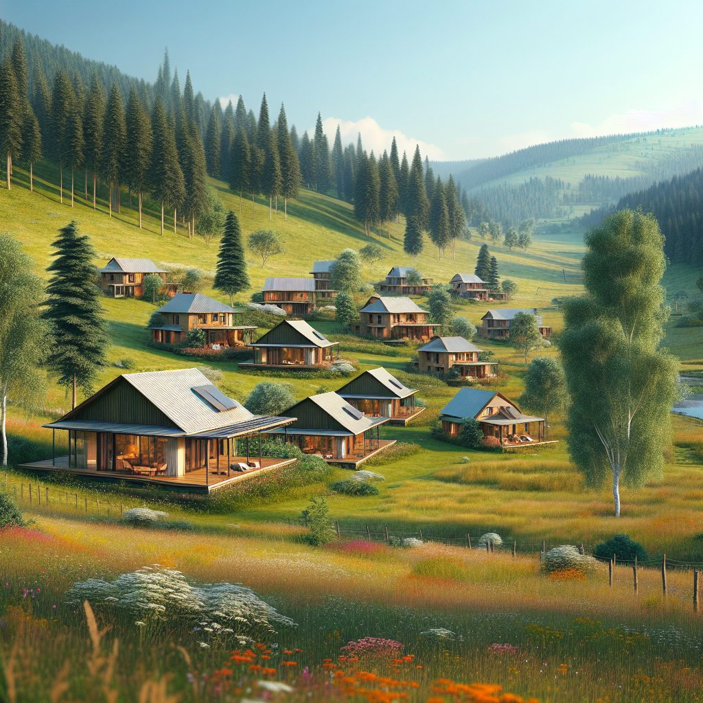 Open Meadow Retreat Homes Surrounded by Nature