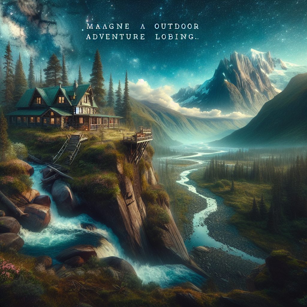Outdoor Adventure Lodgings Surrounded by Rugged Terrain