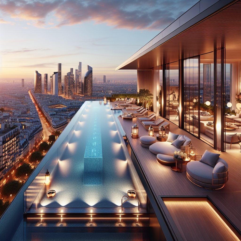 Paris Supreme Elite Suites With Infinity Pool Luxury Skyline Views
