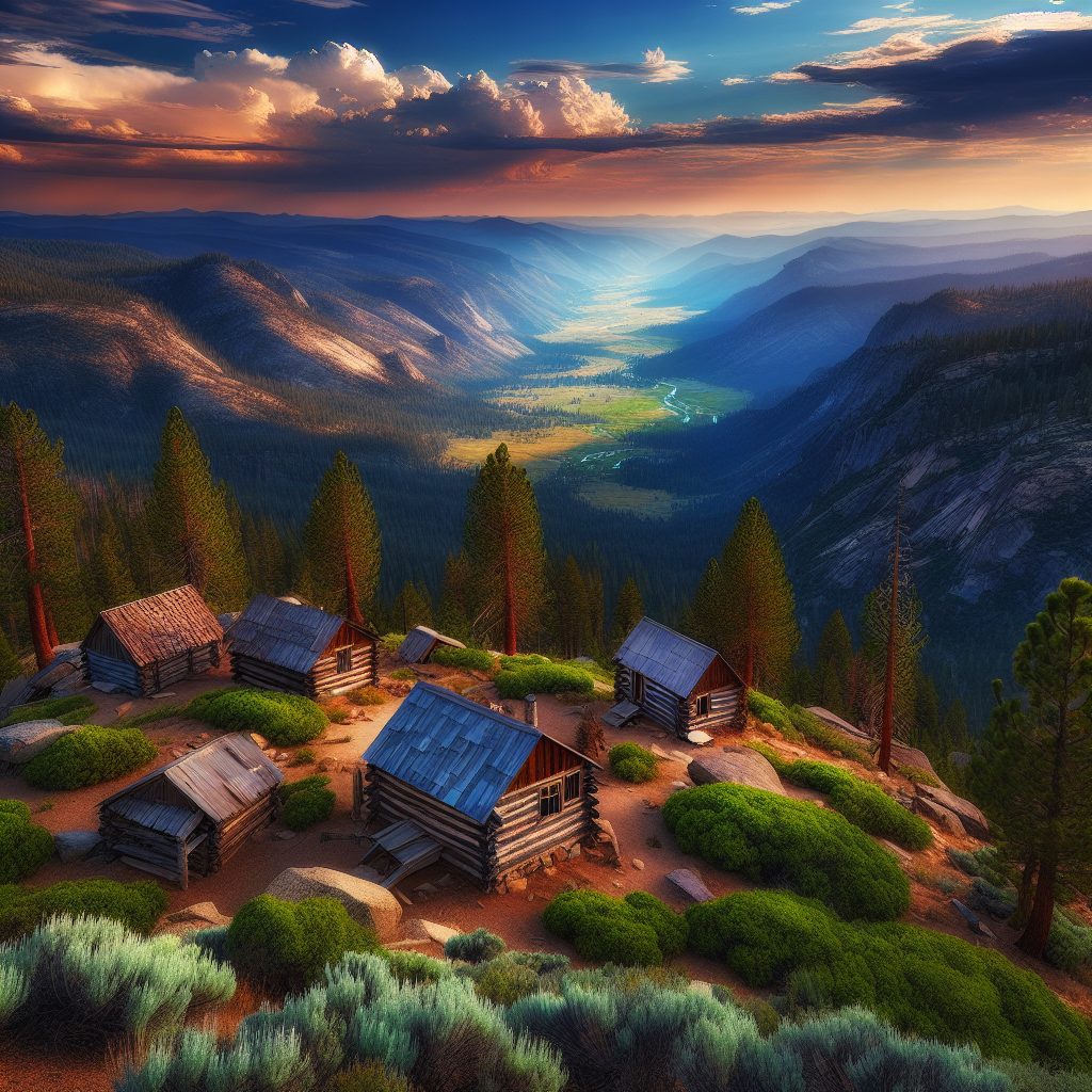 Ridge Edge Cabins Facing Expansive Valley Views