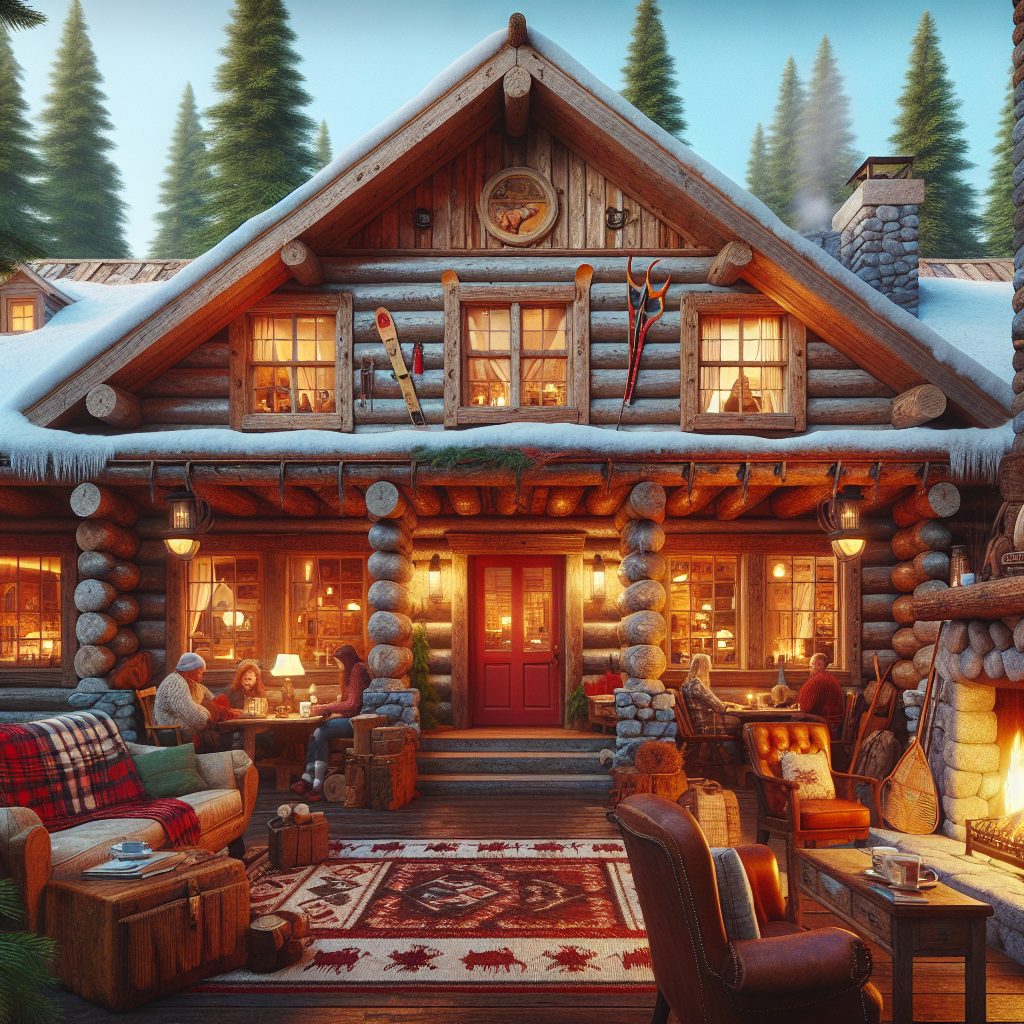 Rustic Comfort Lodgings Offering Warm Cozy Atmosphere