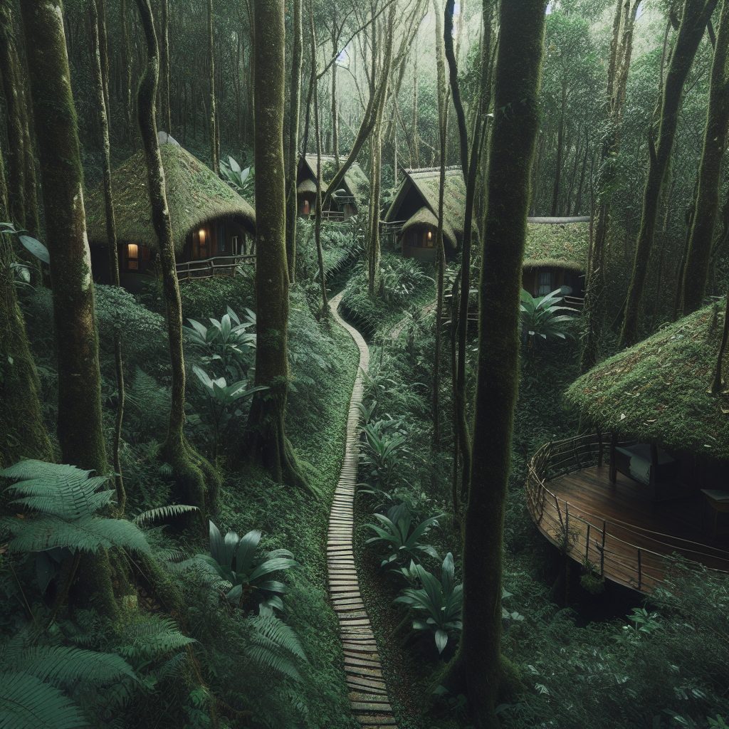 Secret Path Retreat Spaces Accessible Through Hidden Routes