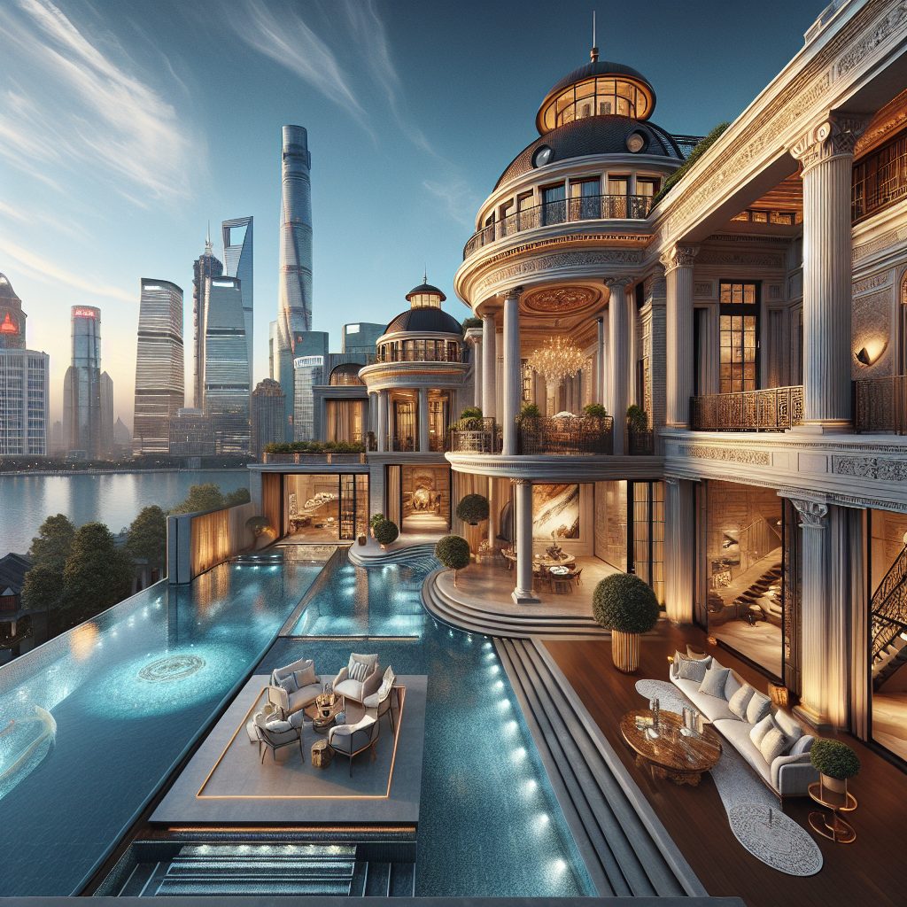 Shanghai Supreme Elite Villas With Infinity Pool Skyline Luxury Living