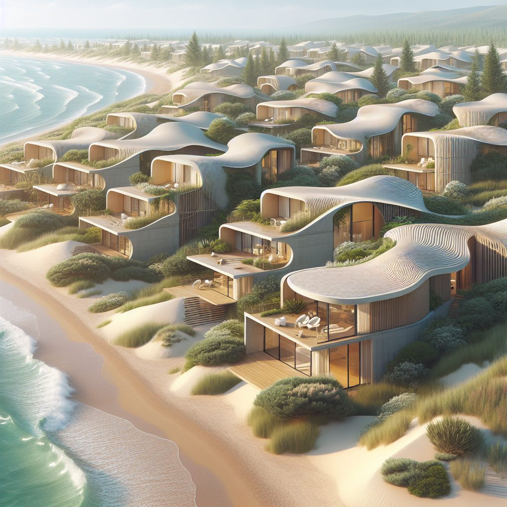 Soft Ocean Tide Residences with Gentle Wave Atmosphere