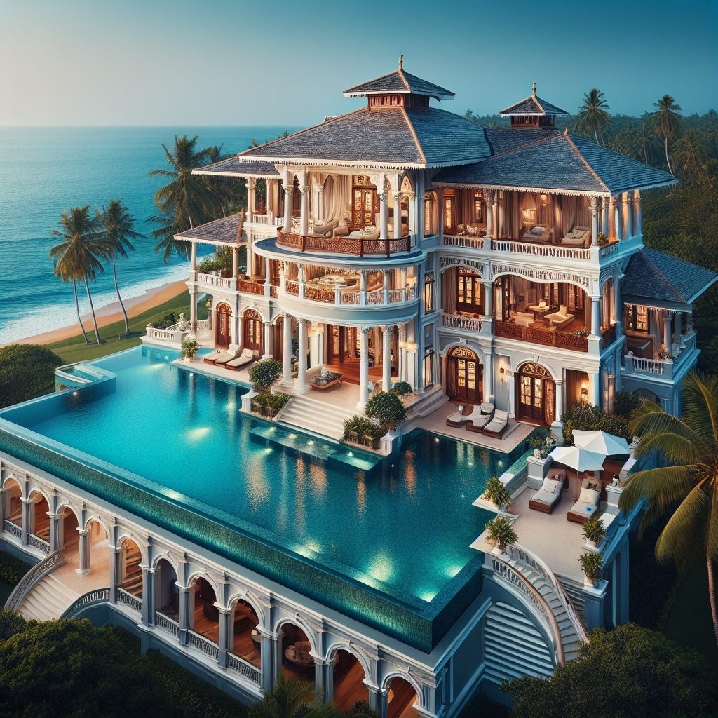 Sri Lanka Supreme Elite Villas With Infinity Pool Ocean Colonial Luxury