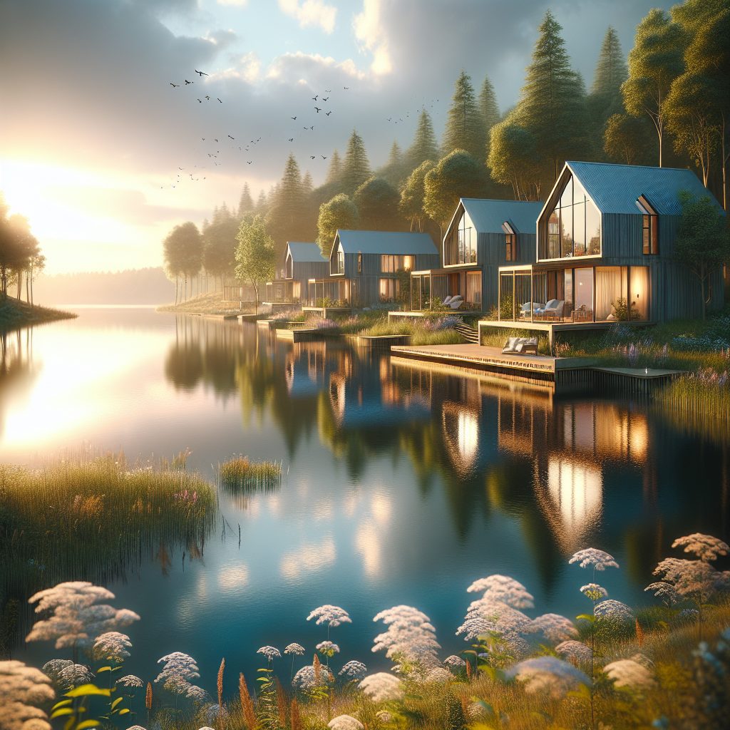 Still Water Retreat Homes Offering Calm Reflection