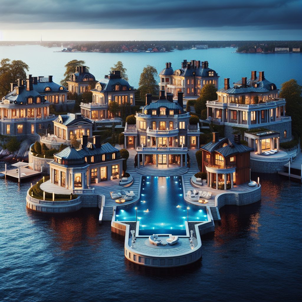 Stockholm Supreme Elite Villas With Infinity Pool Waterfront Baltic Views
