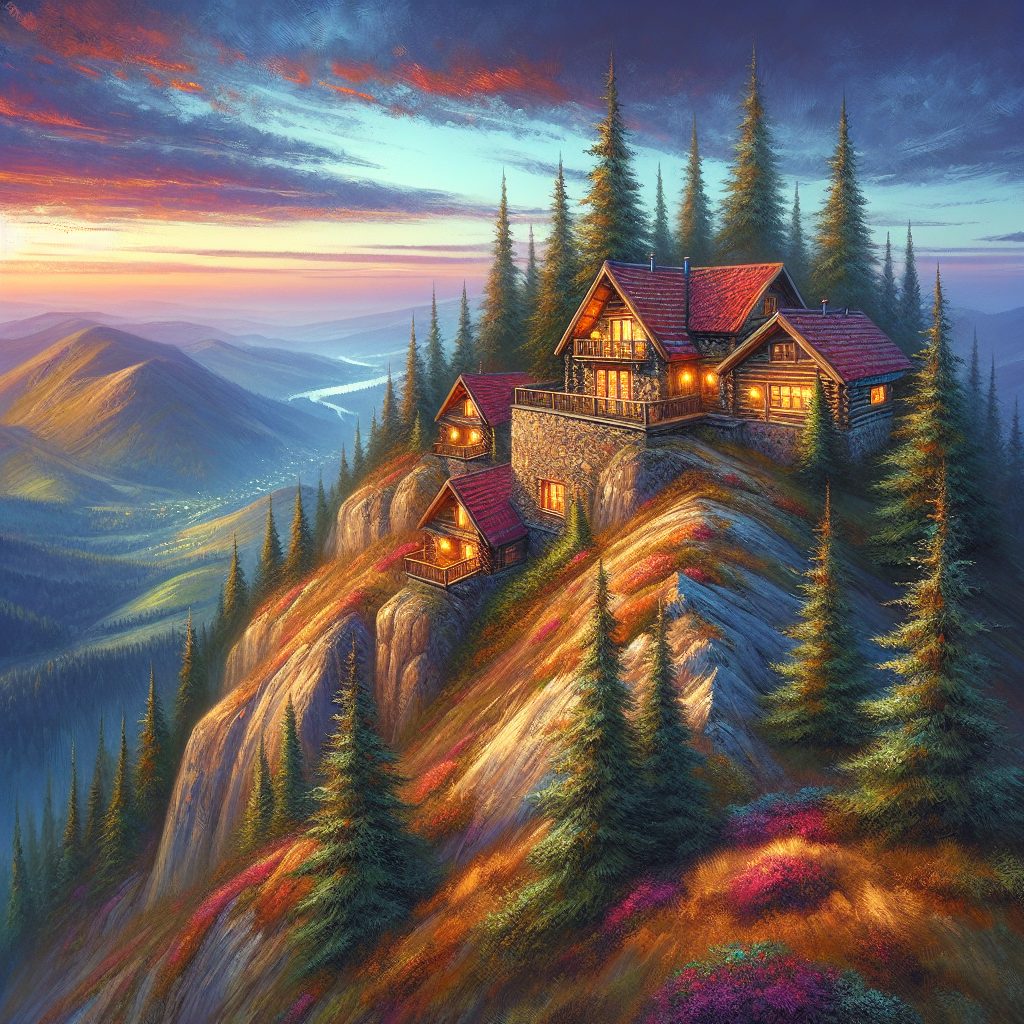 Summit Ridge Cabins Positioned Above Scenic Valleys