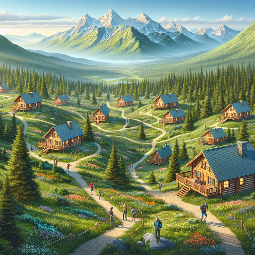 Trail Connected Cabins Offering Direct Hiking Access