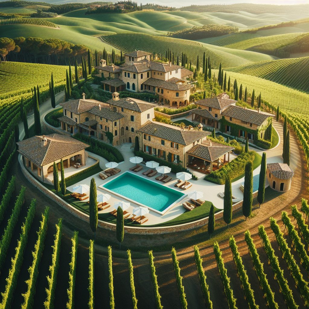 Tuscany Supreme Elite Villas With Infinity Pool Vineyard Countryside Retreat
