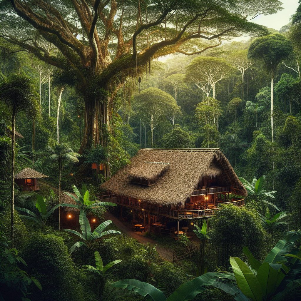 Untouched Jungle Lodgings Immersed in Deep Nature