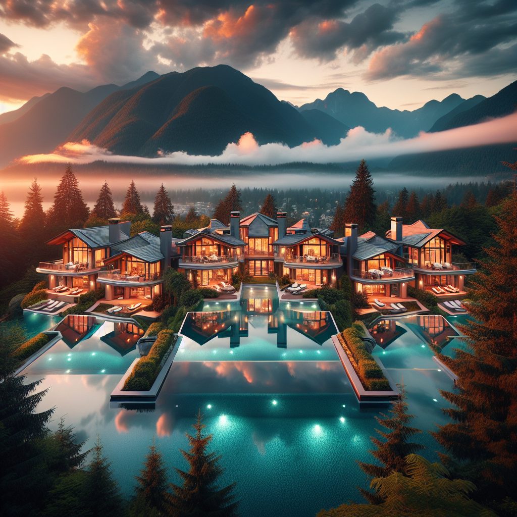 Vancouver Supreme Elite Villas With Infinity Pool Mountain Nature Retreat